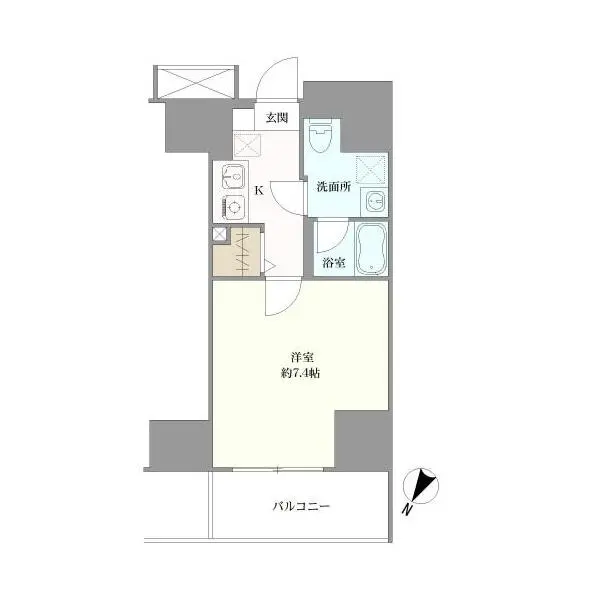 ガリシア森下エストゥディオ４ 間取図