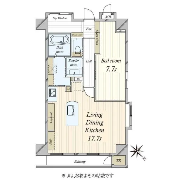 セザール大森山王 間取図
