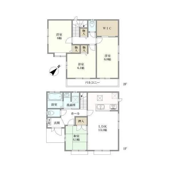 府中市南町２丁目 間取図