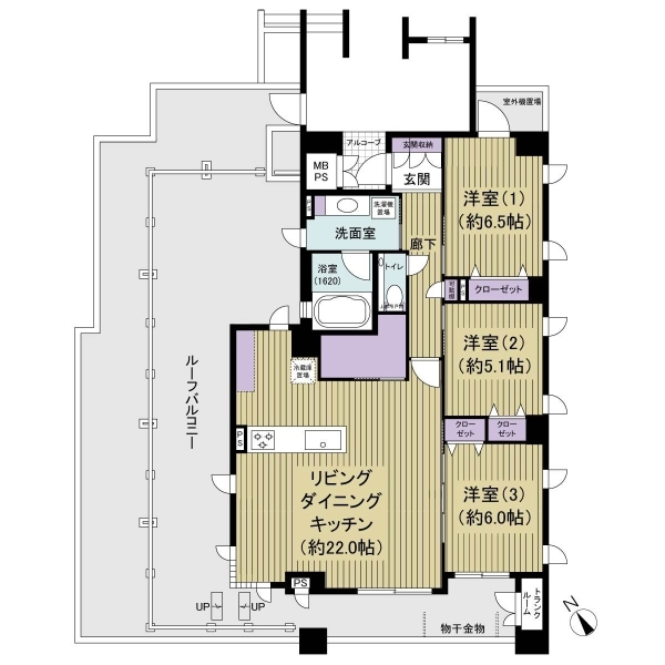 Ｄ’クラディア津田沼 間取図
