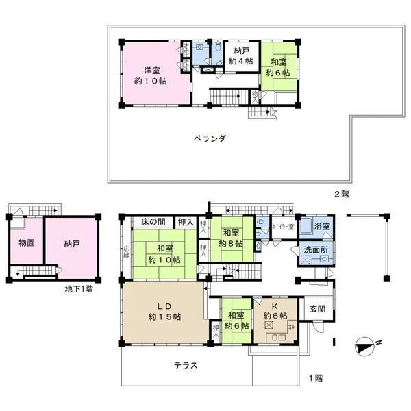 日野市南平1丁目 間取図