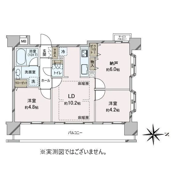 プロパレス豊中庄内西町ヴァローレ 間取図