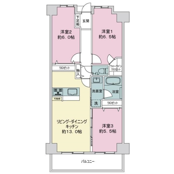 グランシティ豊島園 間取図