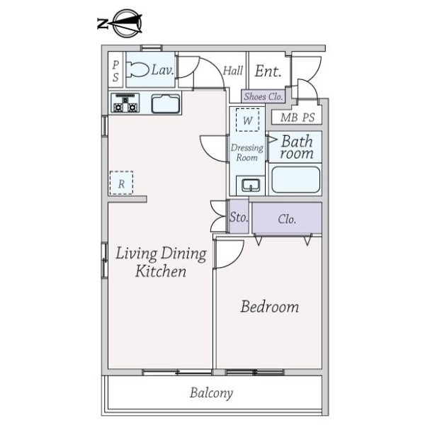 ライオンズマンション原宿 間取図