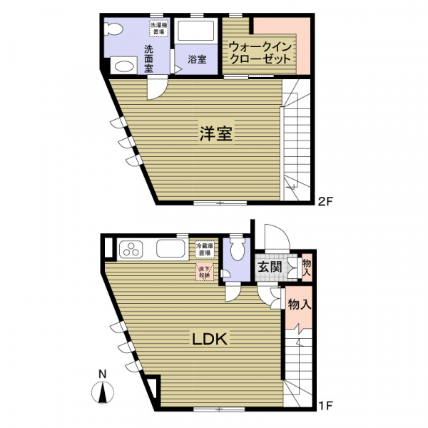 さいたま市中央区新中里３丁目 間取図