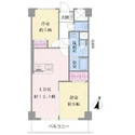 マンション第二多摩川苑 間取図