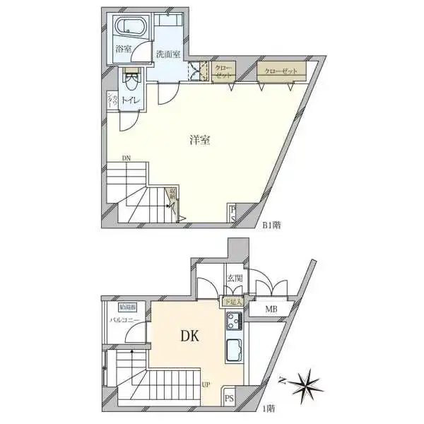 セーシェル恵比寿 間取図