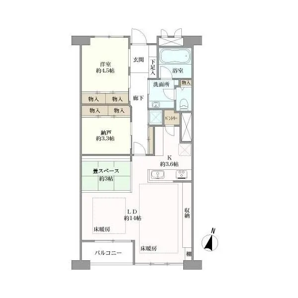 セントラルプラザ 間取り図