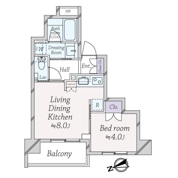 アージョ大崎 間取図