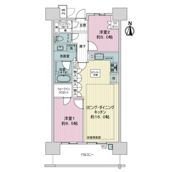 ライオンズプレティナレジデンス 間取図