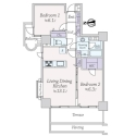 朝日マンション駒場 間取図
