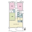ライオンズマンション大針 間取図