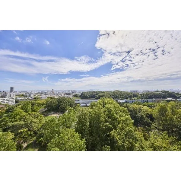 星和プラネタウン千里南第参期Ａ棟 南東側バルコニーからの眺望（眺望は永続的に保証されるものではありません）
