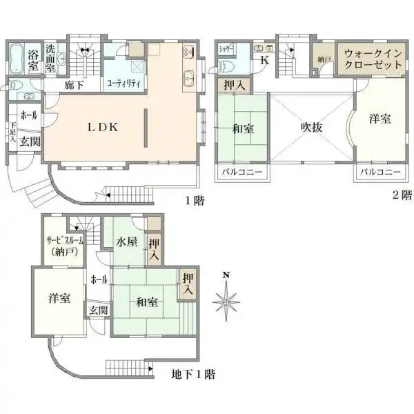 さいたま市南区別所４丁目 間取図