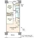 クレストシティレジデンス 間取図