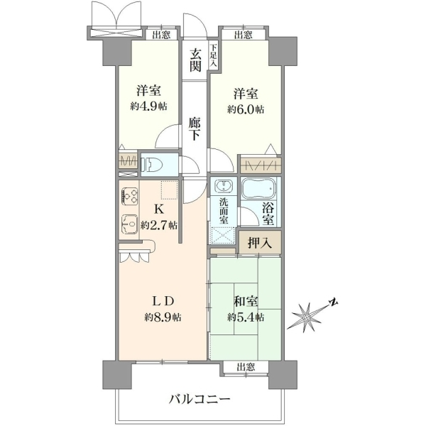 ライオンズシティ松戸 間取図