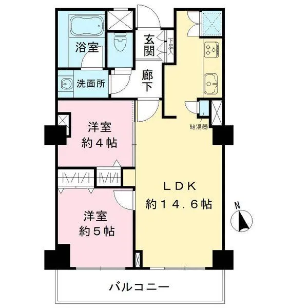 三軒茶屋シティハウス 間取図