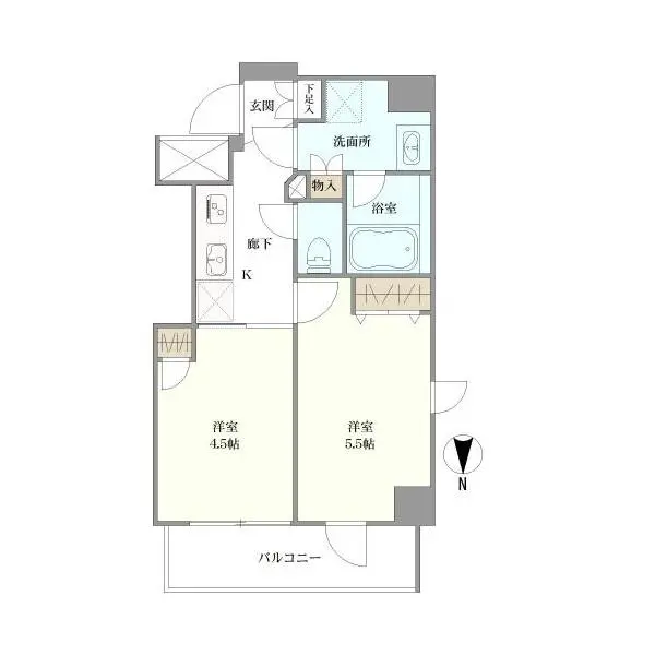 ティモーネ　グランデ田端 間取図