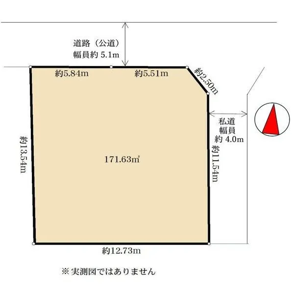 柏市つくしが丘２丁目 区画図