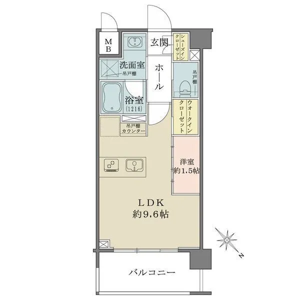 グラサージュ横濱鶴見グレイスコート 間取図