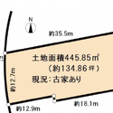 名古屋市昭和区八事富士見 区画図