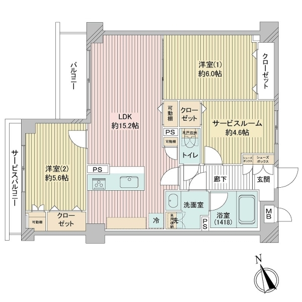 マイキャッスル府中西 間取図