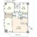 アトランティス綾瀬 間取図