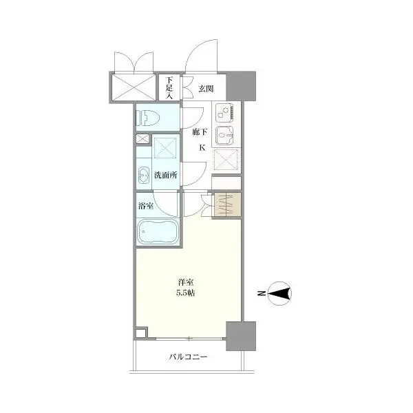ハーモニーレジデンス武蔵小杉 間取図