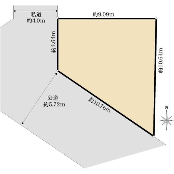 練馬区高松４丁目 区画図