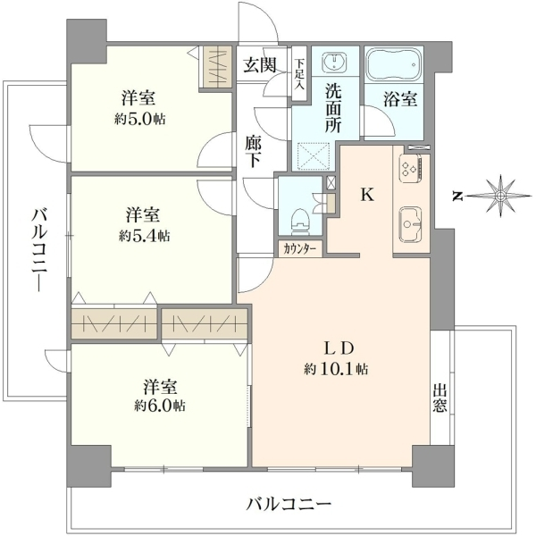 マイキャッスル四ツ木 間取図