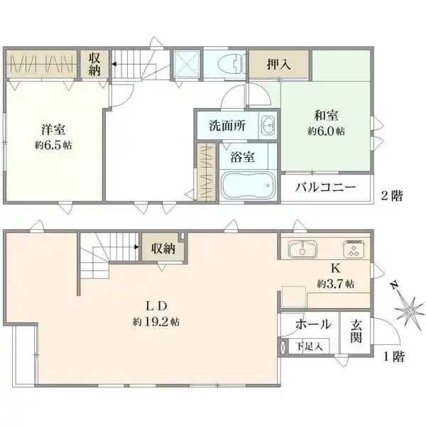 国立市東３丁目 間取図