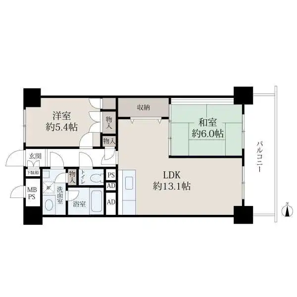 ウインザーハイム南砂 間取図