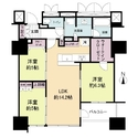プレミストタワー靭本町 間取図