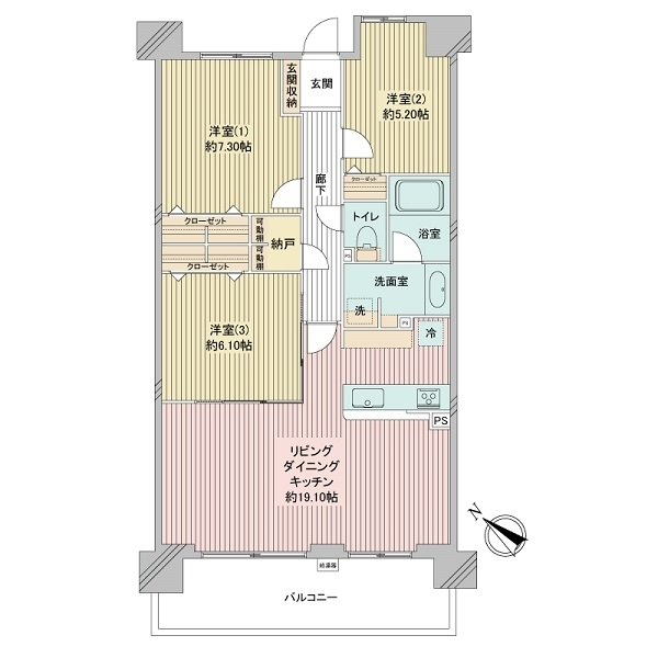 東京サーハウスガーデンポート 間取図