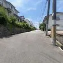 箕面市牧落５丁目 前面道路（南東側）