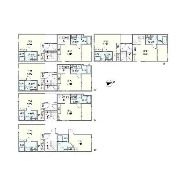 板橋区蓮根２丁目 間取図