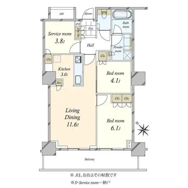 ステーションツインタワーズ糀谷フロント・ウエスト 間取図