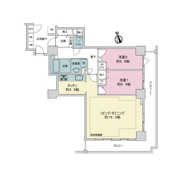大泉学園ゆめりあタワー 間取図