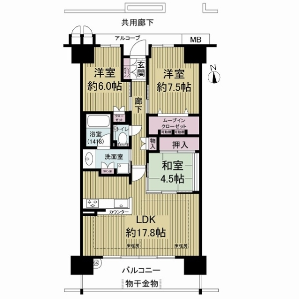 マストメゾン城東中央 間取図