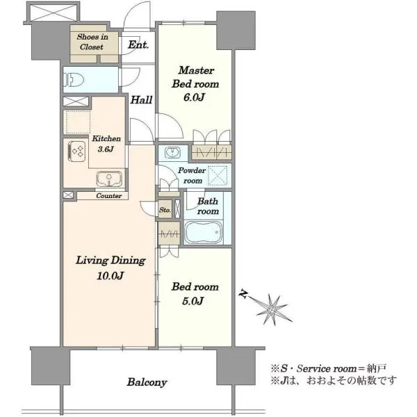 東京ミッドベイ勝どき 間取図