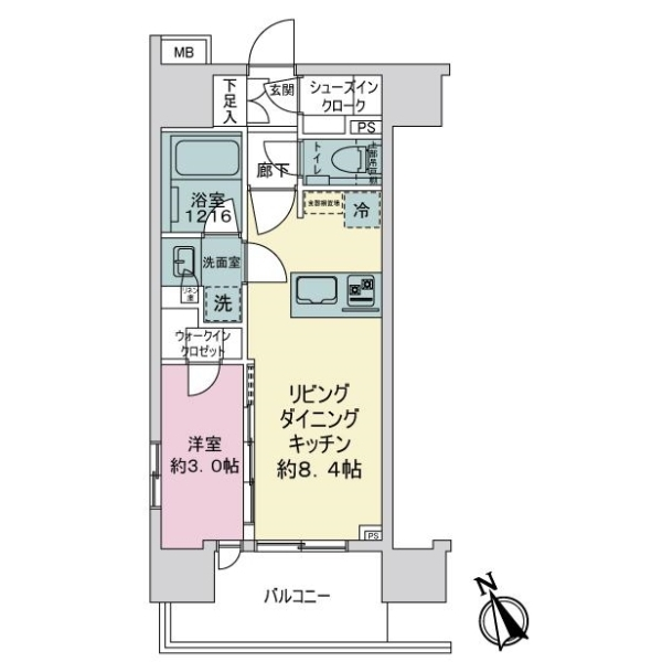 プレシスヴィアラ船橋 間取図