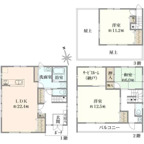 戸田市大字新曽 間取図