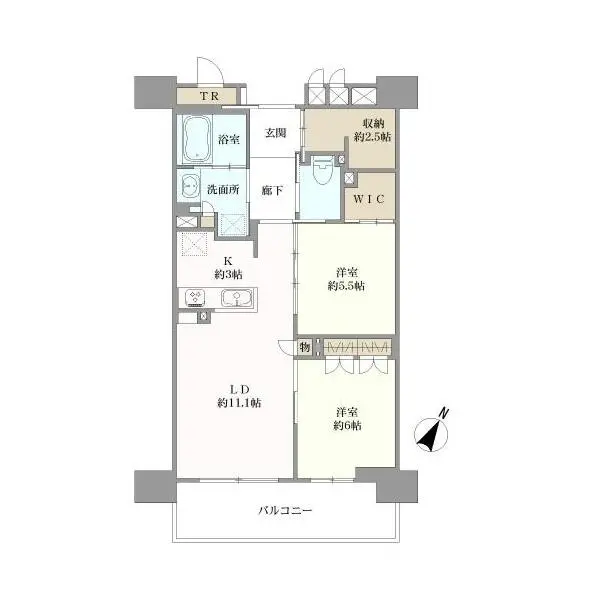 おおみ路　中楽坊 間取図