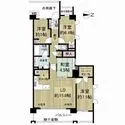 プラウド昭和楽園町テラス 間取図