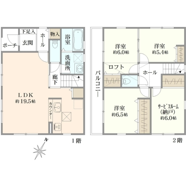 横浜市磯子区洋光台１丁目 間取図