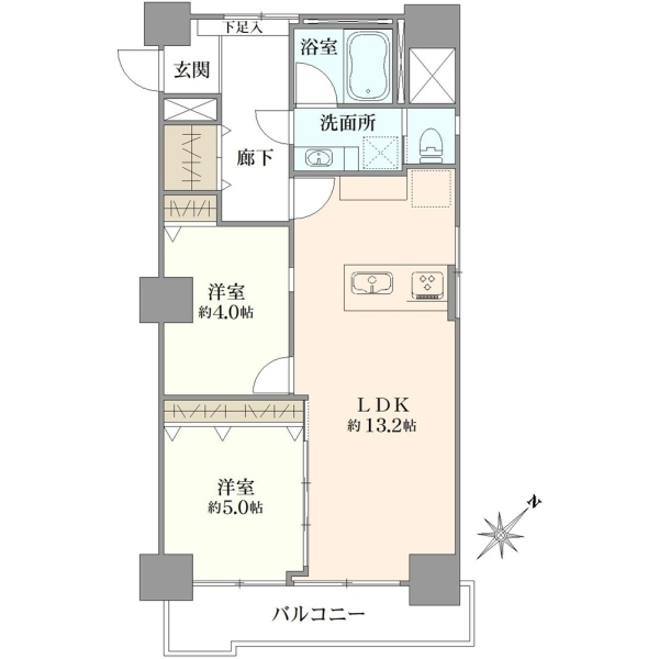 西船橋住宅 間取図