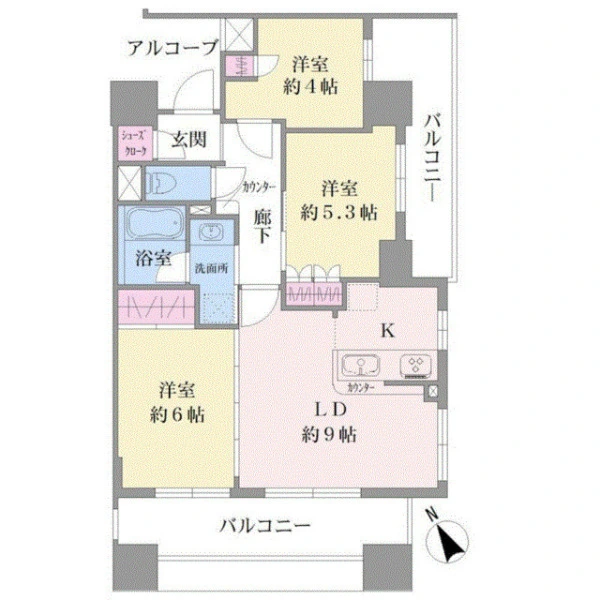 ナイス・エス・アリーナ川崎駅前通 間取図