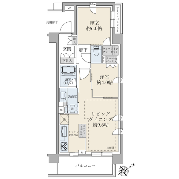 Ｂｒｉｌｌｉａ　志木　Ｐｌａｃｅ 間取図