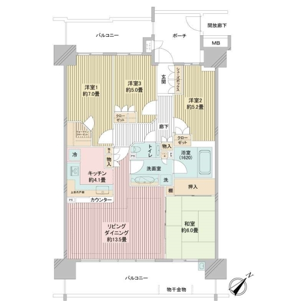 鎌倉グランマークス 間取図