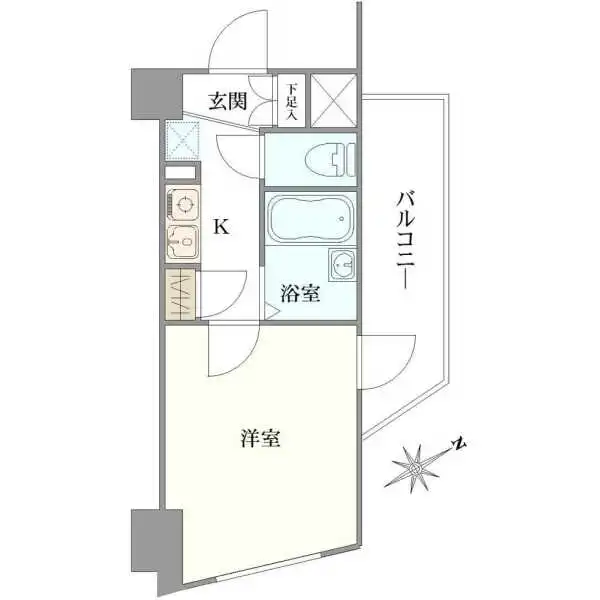 プレール代々木公園 間取図